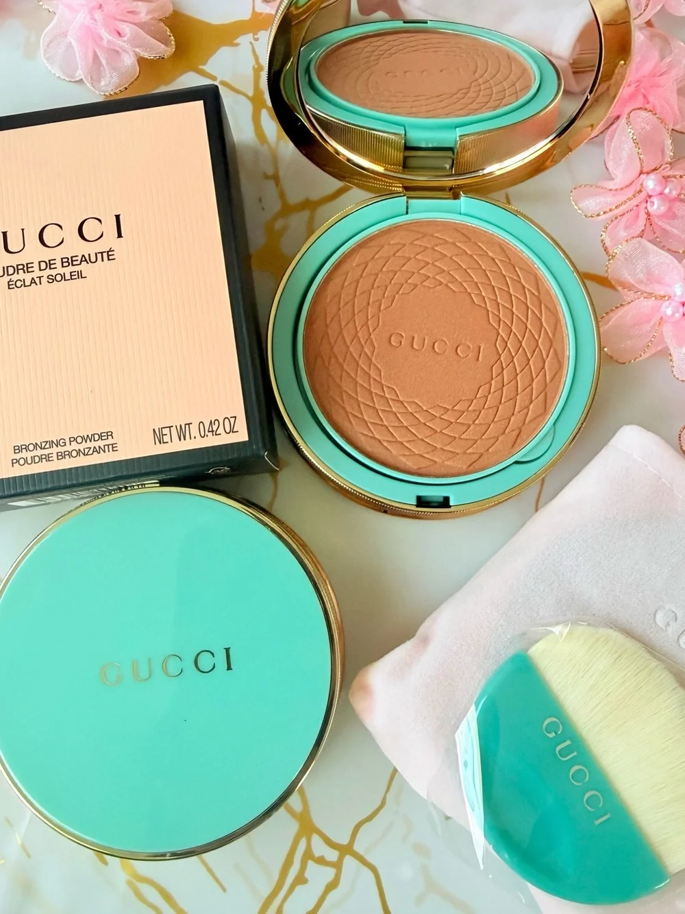 Gucci Powder Bronzer Brand new in Box Shade 4 Bronzing powder with brush